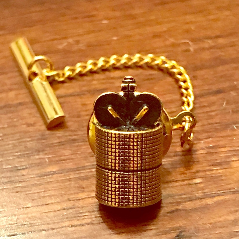 Gold Tone Vintage Tie Tack